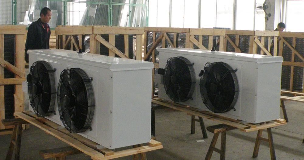 380v Cold Room Air Cooler Freezer Evaporator Untuk Produk Segar Dan Beku