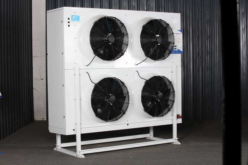 Floor standing quick freezing type air cooler suitable for low-temperature quick freezing cold storage, compatible with R404A/R507/R22 refrigerants, supporting 220V/380V voltage