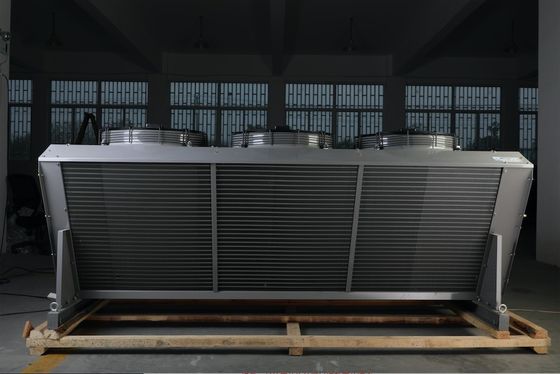 V Type Air Cooled Cold Room Condenser Evaporator Untuk Cold Storage