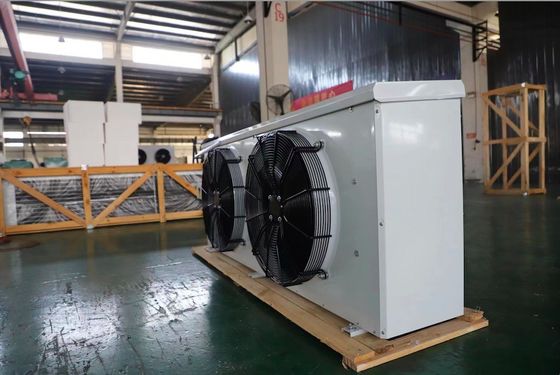 Heat Exchanger Cold Room Air Cooler Blue Fin Evaporator Coil Dengan Tabung Tembaga
