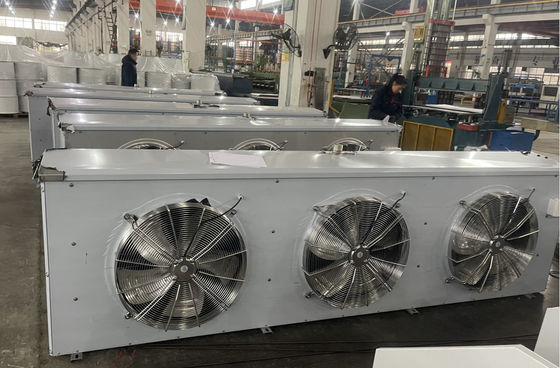 Baja tahan karat DD / DL / DJ Pendinginan Cold Storage Evaporator Air Cooler Dengan Ventilator Aksial